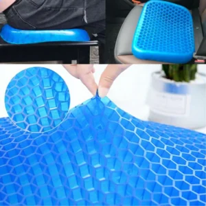 Cuscino ergonomico flessibile in gel a nido d'api